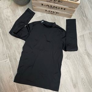 Under Armour Fitted ColdGear Long Sleeve Black Shirt